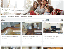 Tablet Screenshot of fmsgayrimenkul.net